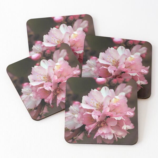 Item preview, Pink Almond Blossom Sakura Floral Macro designed and sold by Anna Lemos.