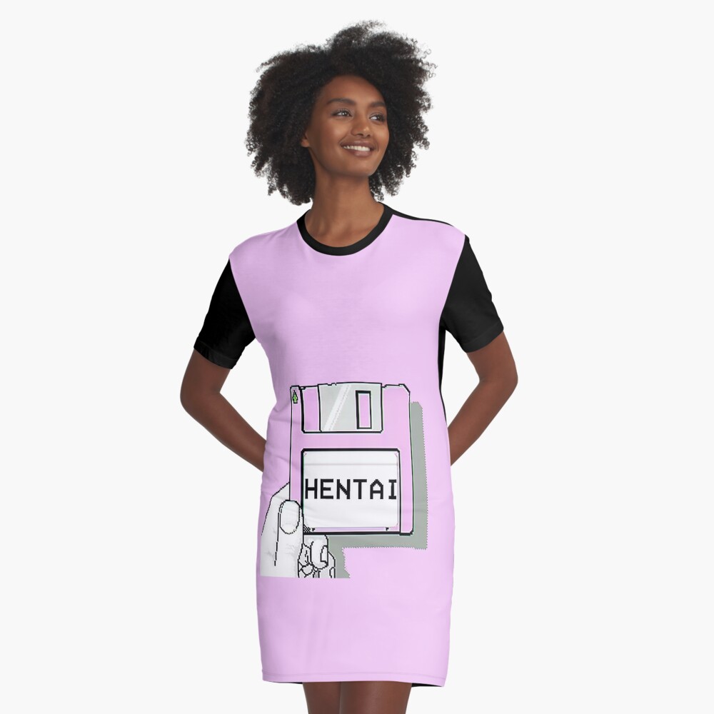 Item preview, Graphic T-Shirt Dress designed and sold by AestheticHoes.