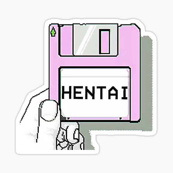HENTAI DISK Pegatina