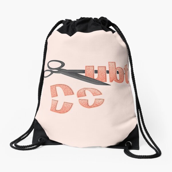 Make Sure You Cut Out Doubt Drawstring Bag