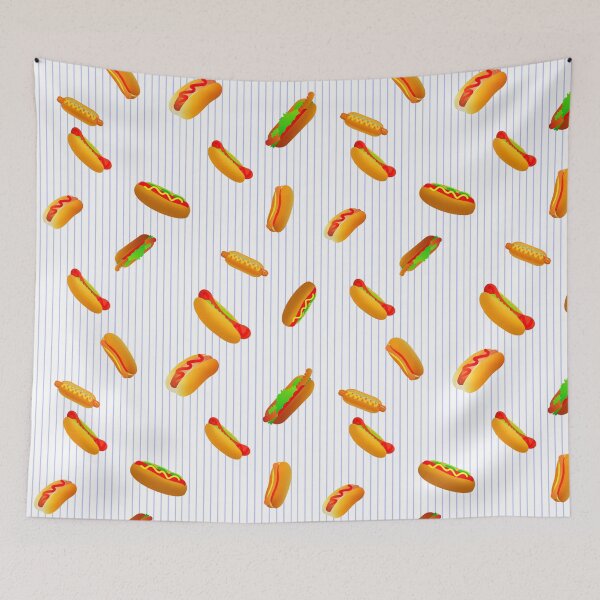 Item preview, Hot Dog Pattern designed and sold by Gravityx9.