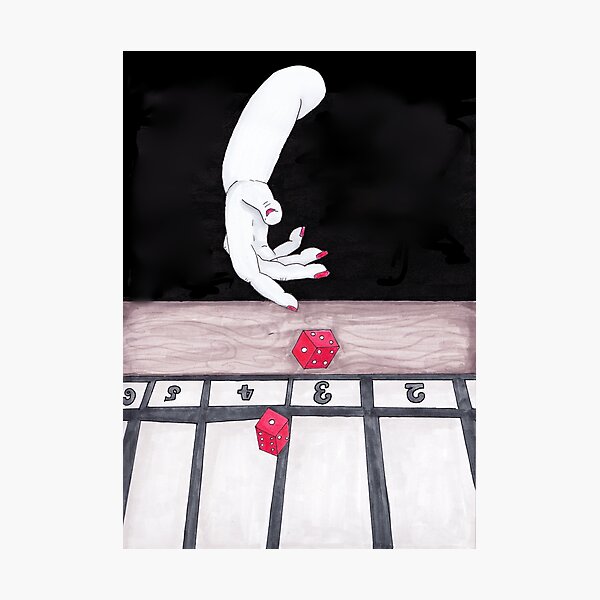 Red Dice Photographic Print