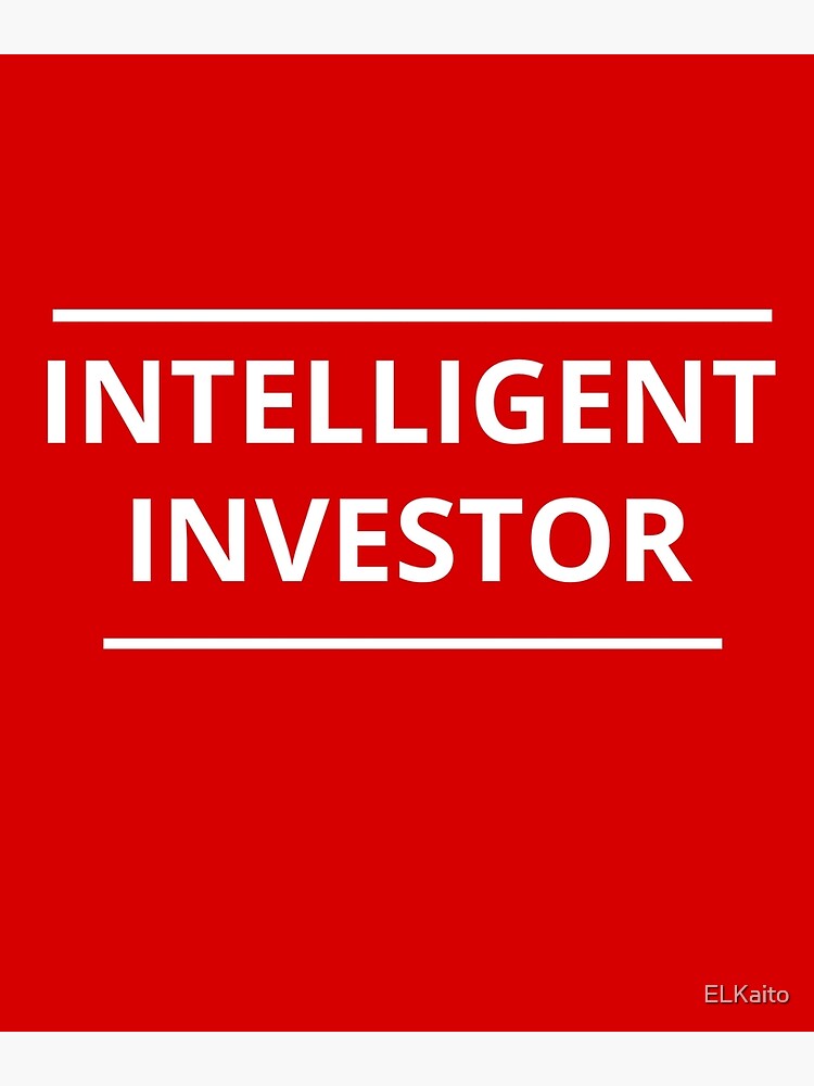 The Intelligent Investor Poster for Sale by madina-carmack