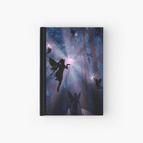 Shhhh.. Fairies working Hardcover Journal