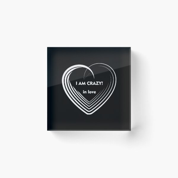 Item preview, I am Crazy! designed and sold by Tjaša Rome.
