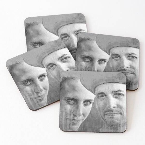 Item preview, WARNER DRIVE portraits - black designed and sold by ARTito.