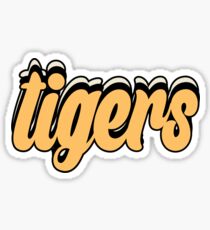 Tigers Retro Sticker