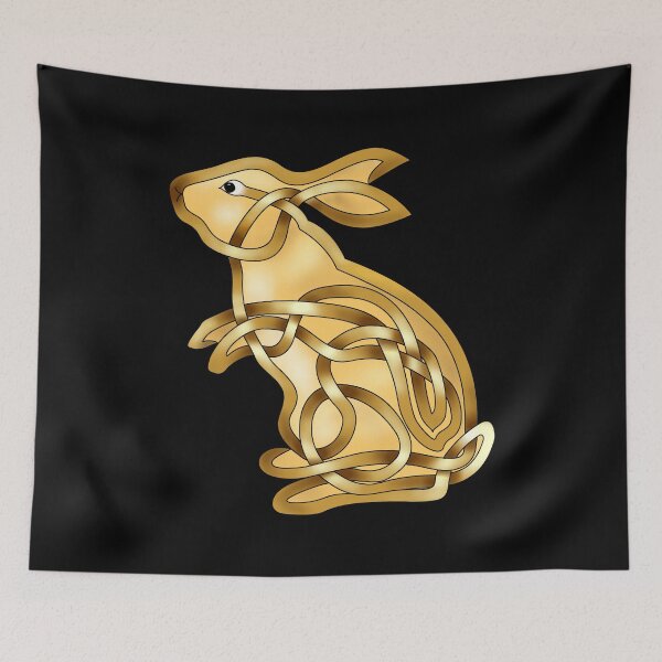Item preview, Celtic Knot Standing rabbit designed and sold by KnotYourWorld.