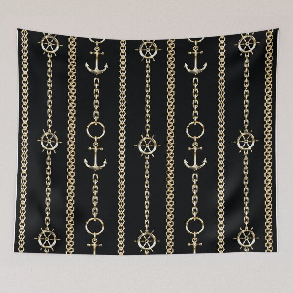 Item preview, Gold chains on black. designed and sold by marinaklykva.