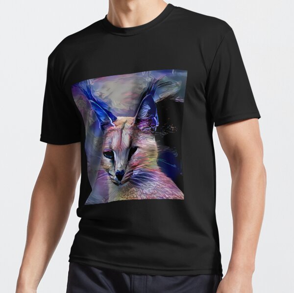 Big Floppa Meme Cat Caracal T-Shirt, Cool Funny Cats Caracal - Inspire  Uplift