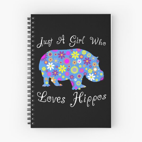 Item preview, Just A Girl Who Loves Hippos - Cute Hippopotamus Lover Gifts designed and sold by cartba.
