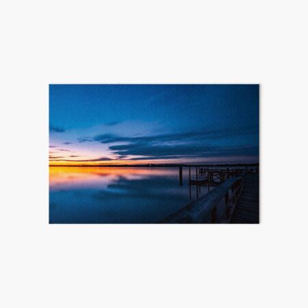 Sunrise on the Potomac River Art Board Print