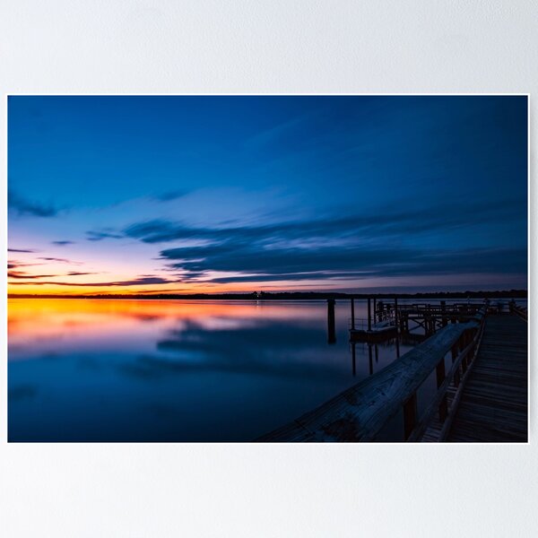 Sunrise on the Potomac River Poster