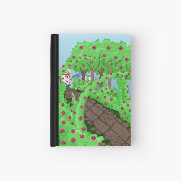 Alice Looking in the Garden Hardcover Journal