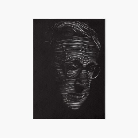 Woody Allen Portrait Art Board Print