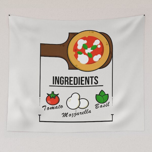 Item preview, Margherita Pizza designed and sold by DigitalCleo.