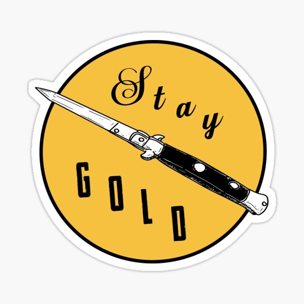 Item preview, stay gold designed and sold by BeastCoastCo.