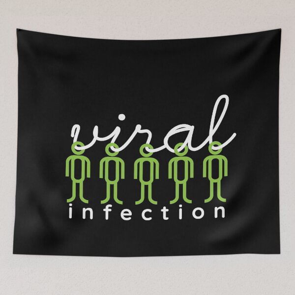 Item preview, viral infection designed and sold by close-up.biz.