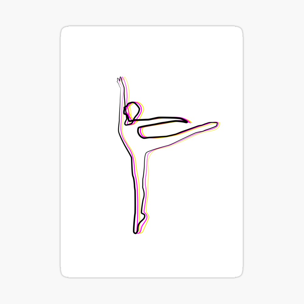 Ballet dancer woman sketch engraving Royalty Free Vector