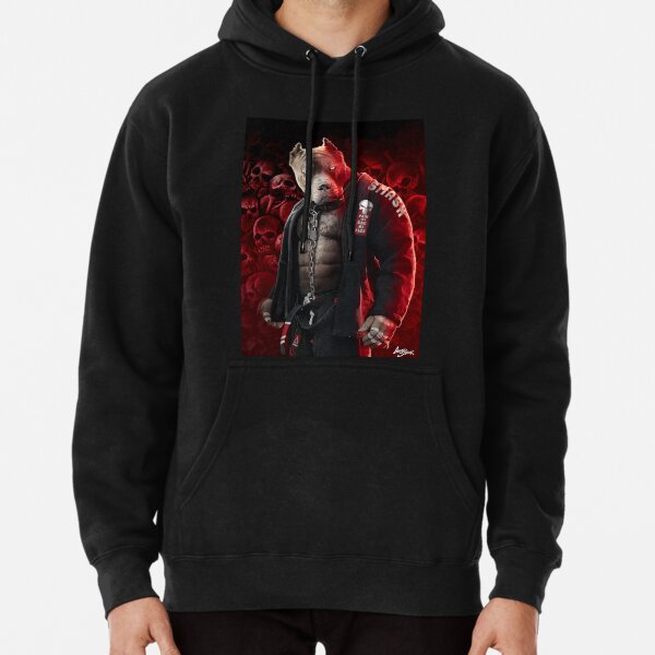Pain and Sacrifice Pit Bull Pullover Hoodie