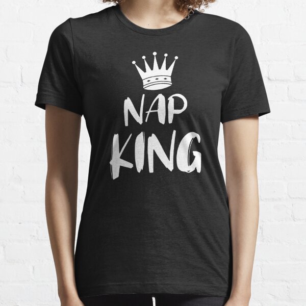 napping sleep dad grandad gift Kids T-Shirt Nap King 