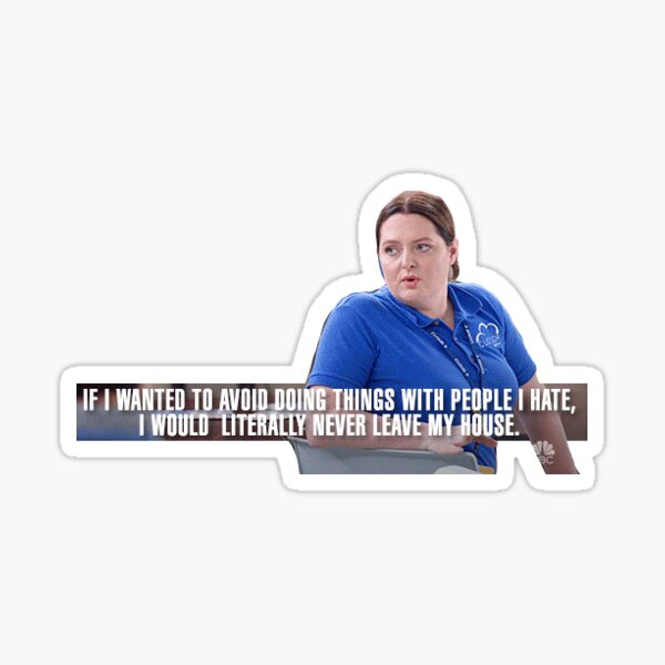 never leave home Sticker