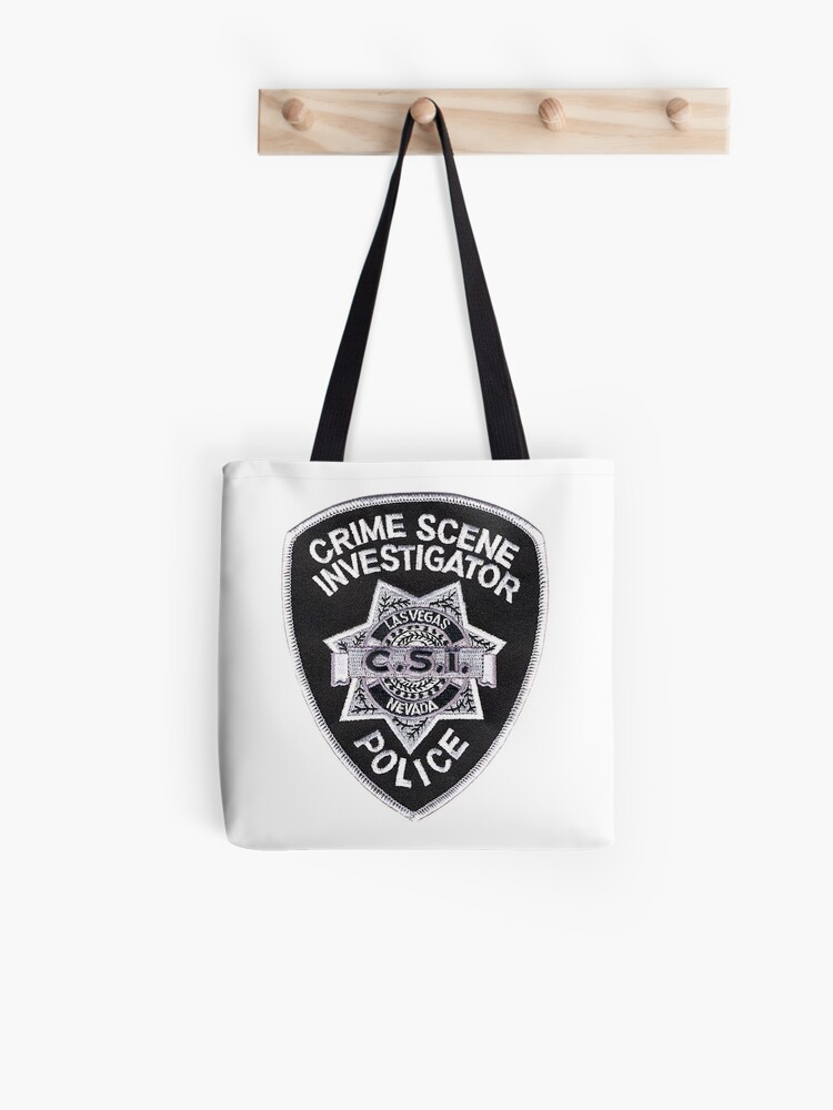 Las Vegas Crime Scene Investigator Law Enforcement Gift Tote Bag With Zip