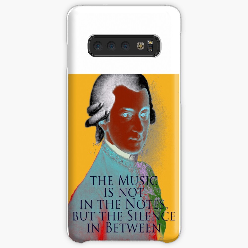 Wolfgang Amadeus Mozart Quote 3 Case & Skin for Samsung Galaxy