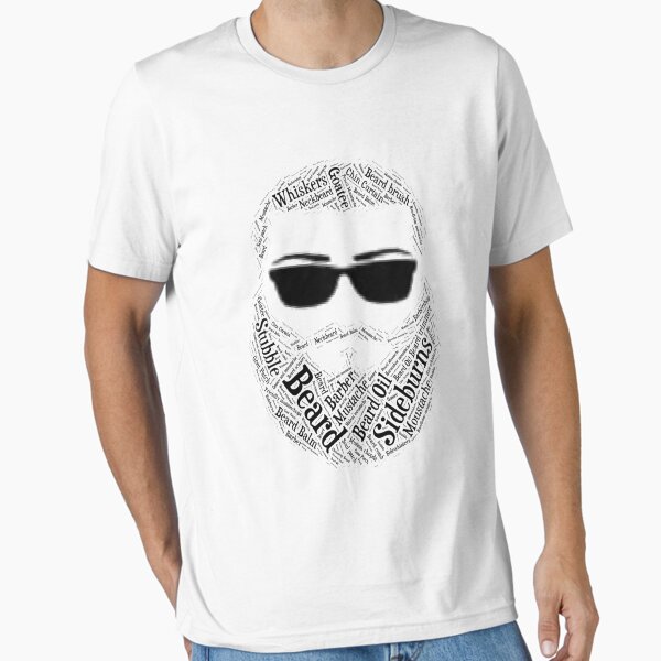 Item preview, Beard T-Shirt Barber Barbershop Mustache WORD TERMS  designed and sold by rieriecoils1.