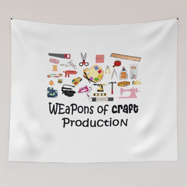 Item preview, I Love Crafts T-Shirt Weapons of Craft Production  designed and sold by rieriecoils1.