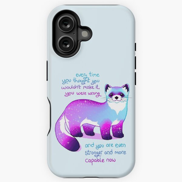 Item preview, "Every Time You Thought You Wouldn't Make it, You Were Wrong" Black Footed Ferret designed and sold by thelatestkate.