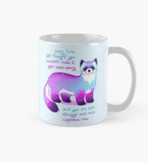 "Jedes Mal, wenn Sie dachten, Sie würden es nicht schaffen, waren Sie falsch", Black Footed Ferret Tasse (Standard)