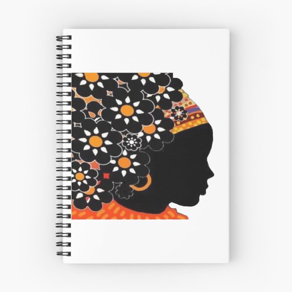 Item preview, Natural Hair T-Shirt for Black Women Curly Afro Flowers 2 designed and sold by rieriecoils1.