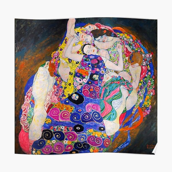 La Vierge Gustav Klimt Poster