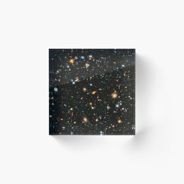 Hubble Extreme Deep Field Acrylic Block