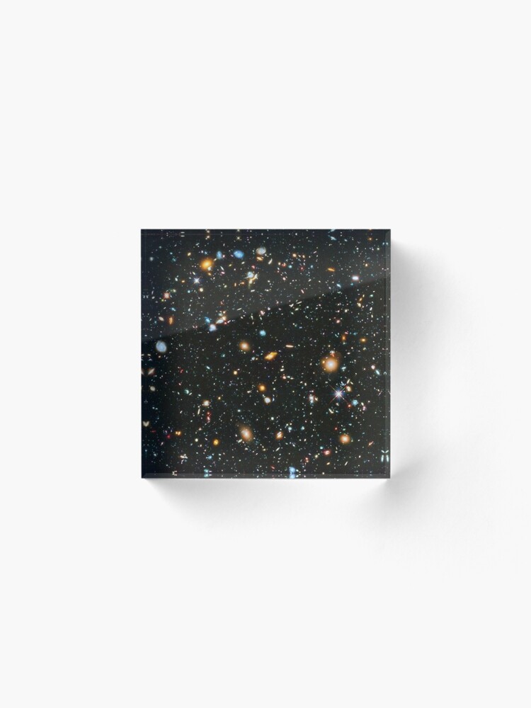 Alternate view of Hubble Extreme Deep Field Acrylic Block