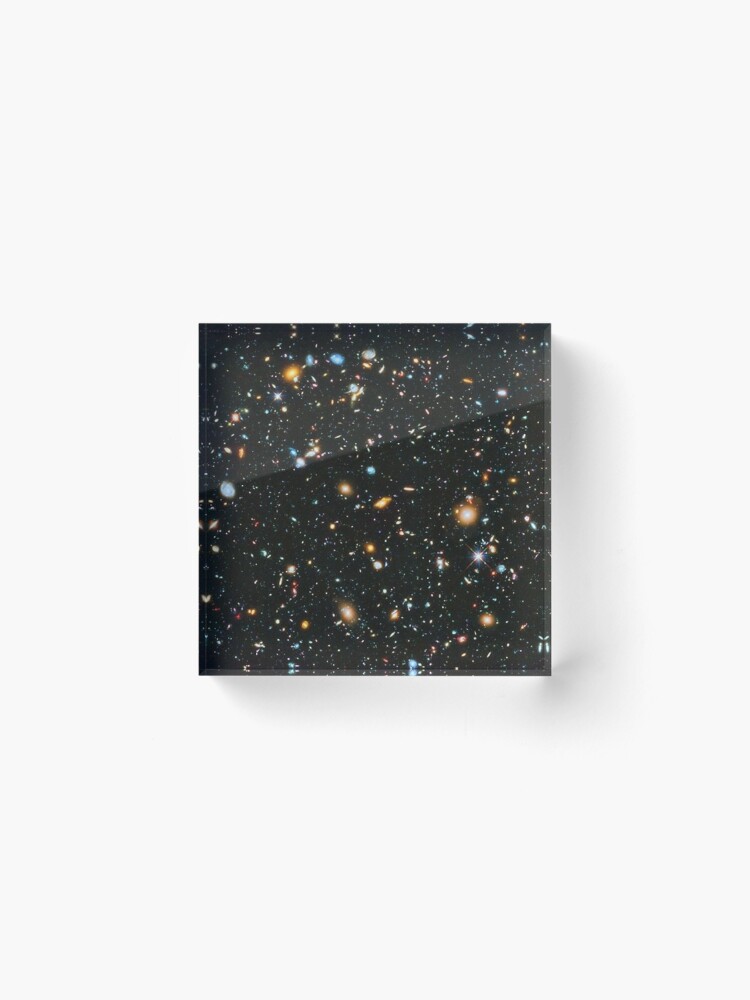 Alternate view of Hubble Extreme Deep Field Acrylic Block