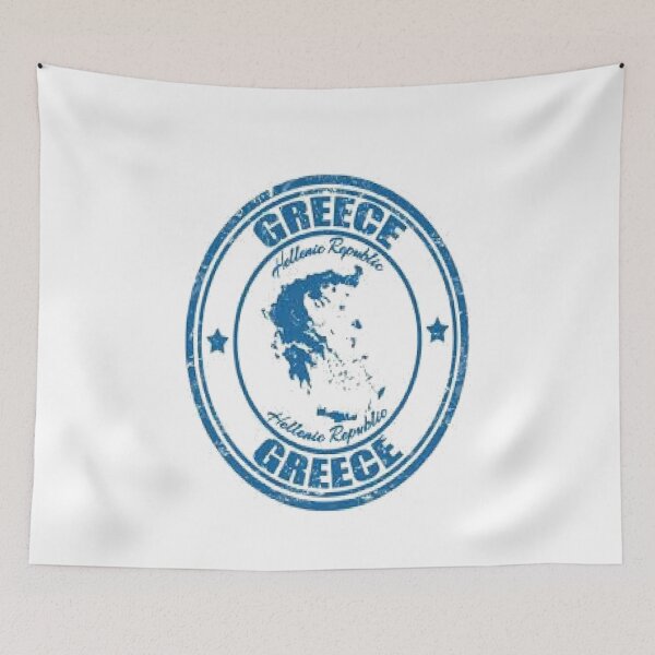 Item preview, Passport Stamp T-Shirt Greece designed and sold by rieriecoils1.