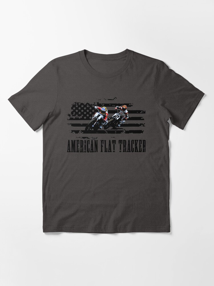 American Flat Tracker Clothing American Flat Track Wear American Flat Track Tee Shirts American Flat Track Clothing American Flat Track Apparel Essential T Shirt for Sale by equilibria Redbubble