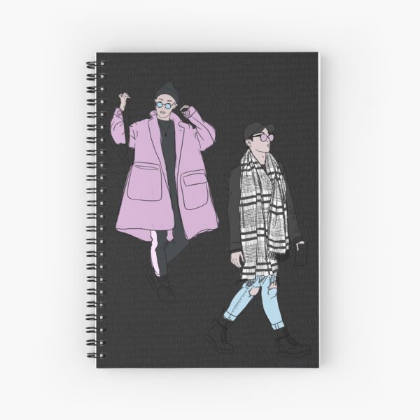 Park Jimin: Airport Fashion  Spiral Notebook for Sale by hyyhk