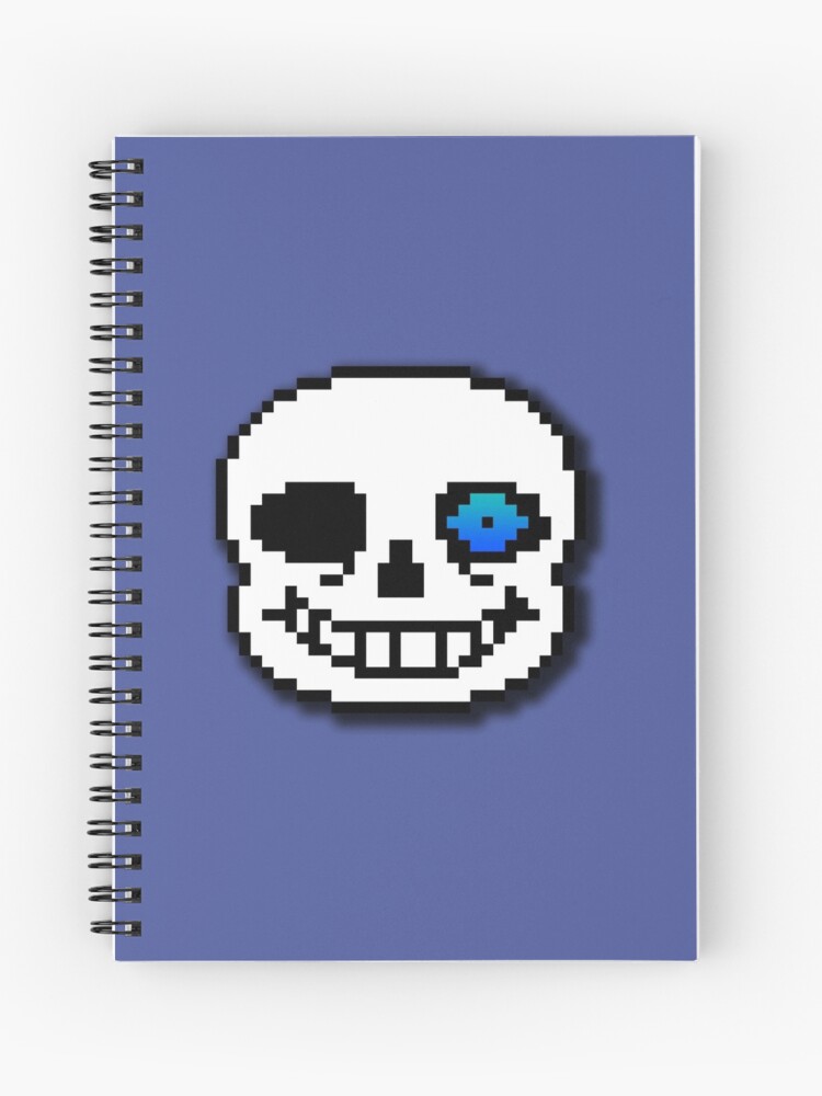 Pixel Sans Undertale | Spiral Notebook