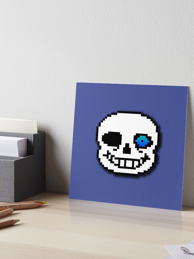 Pixel Sans Undertale Art Board Print for Sale by ItsSpitzly