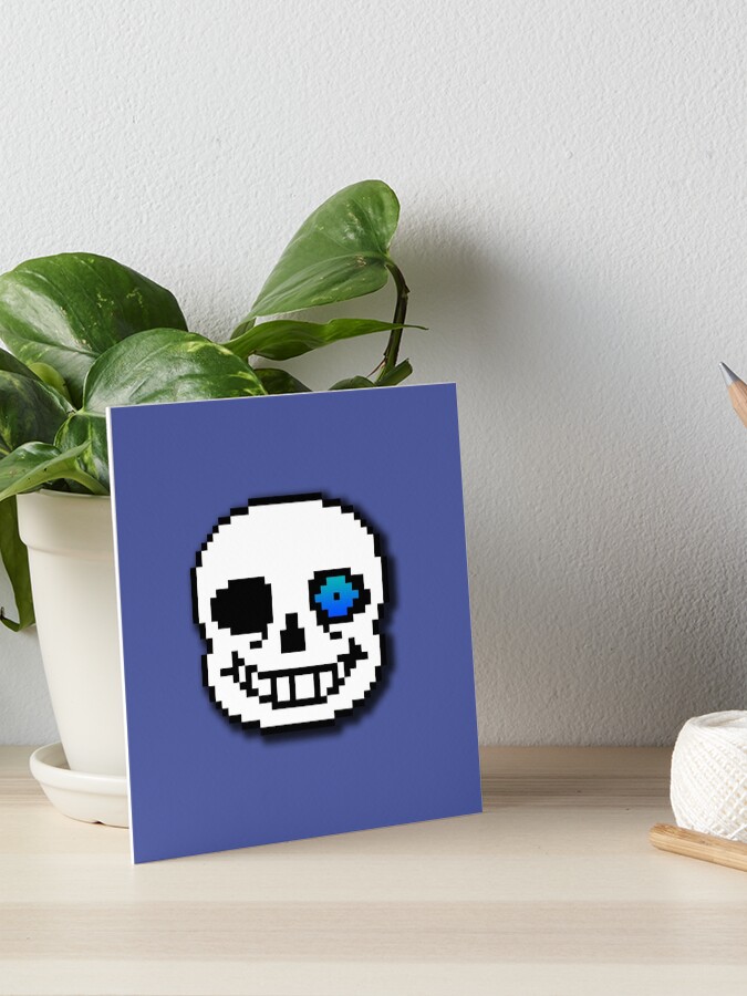 Undertale Sans Pixel Art Art Print for Sale by Pixel-Perfect