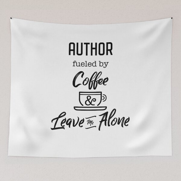 Item preview, Funny Author Fueled By coffee and Leave Me Alone, Gift Idea, Sarcastic Gag Gift, Funny, Dad Gift, Mom BFF, Professional designed and sold by frankiewillie.