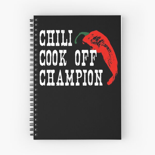 Item preview, Chili Cook Off Champion Pepper Design White Text designed and sold by HighBrowDesigns.
