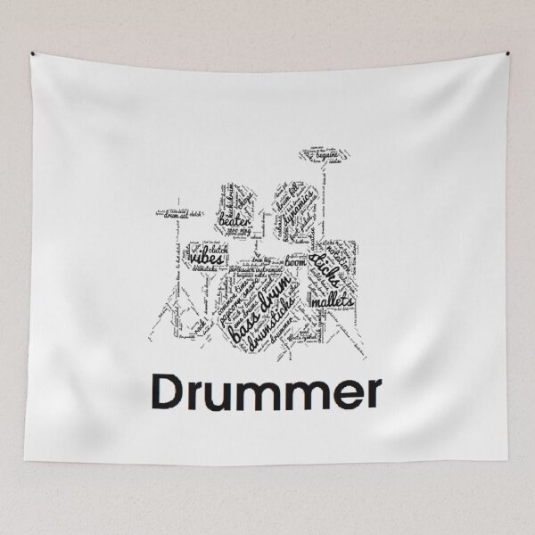 Item preview, I Love Playing Drums: Funny "Drummer Term Word T-Shirt designed and sold by rieriecoils1.