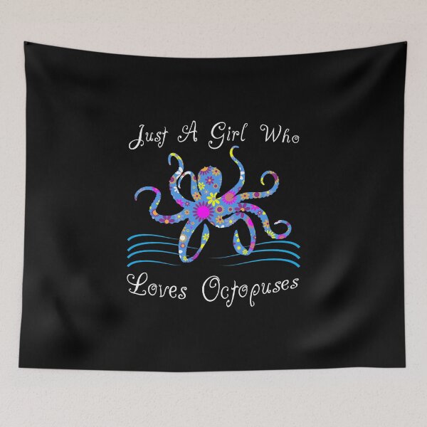 Item preview, Just A Girl Who Loves Octopuses designed and sold by cartba.