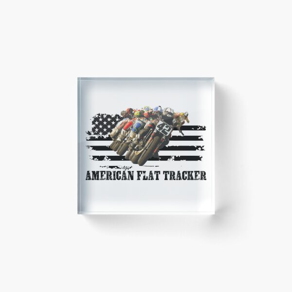 Item preview, American Flat Tracker Clothing American Flat Track Wear American Flat Track Tee Shirts American Flat Track Clothing American Flat Track Apparel designed and sold by equilibria.
