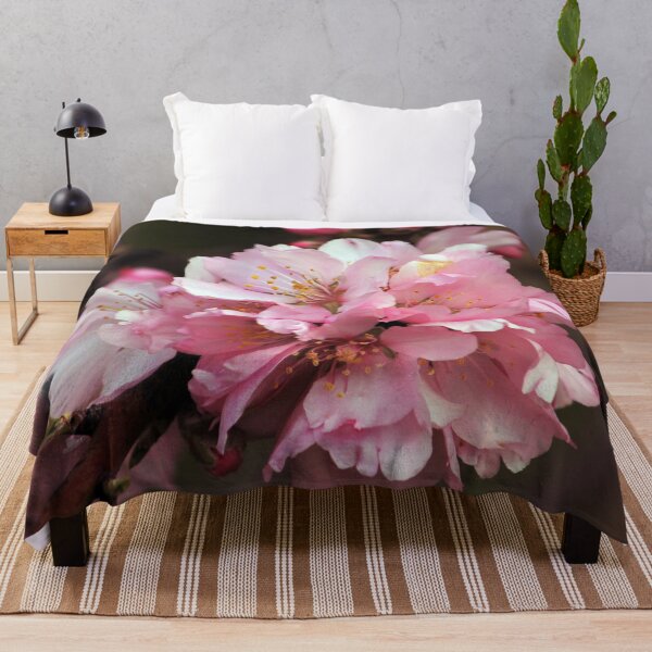 Item preview, Pink Almond Blossom Sakura Floral Macro designed and sold by Anna Lemos.