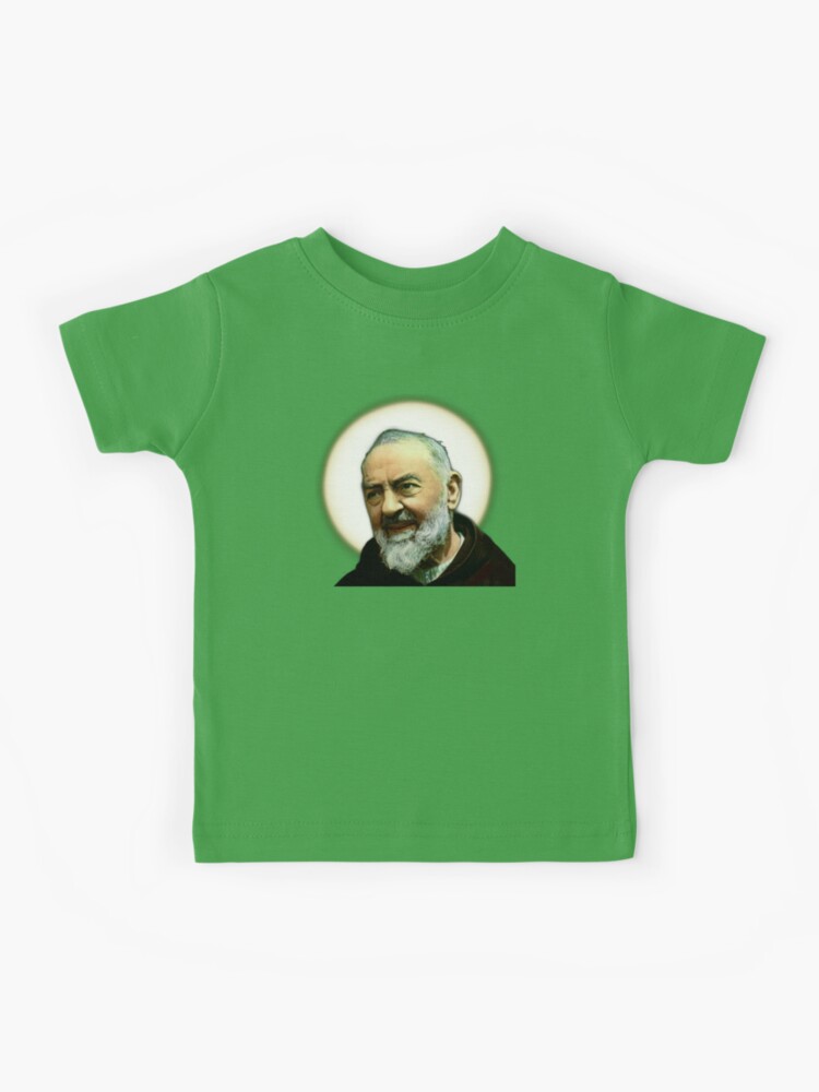 Camiseta para niños «San Padre Pio De Pietrelcina» de becagonzalez |  Redbubble